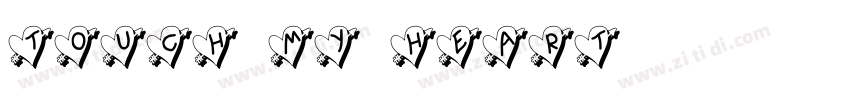Touch my heart字体转换